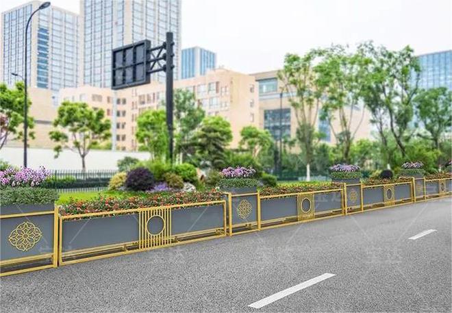 户外景观花箱、道开云体育 开云官网路花箱钣金技术之美提升城市风貌